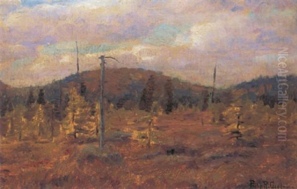 Mountain Landscape Oil Painting by Philip Russell Goodwin