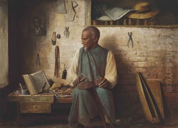 The Cobbler Oil Painting by Richard La Barre Goodwin