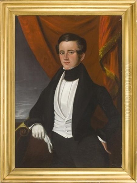 Portrait Of The Young Merchant, John Henry Shortridge Oil Painting by William Stoodley Gookin