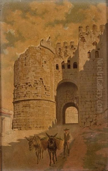 La Gota De La Leche (segovia) Oil Painting by Felix Badillo