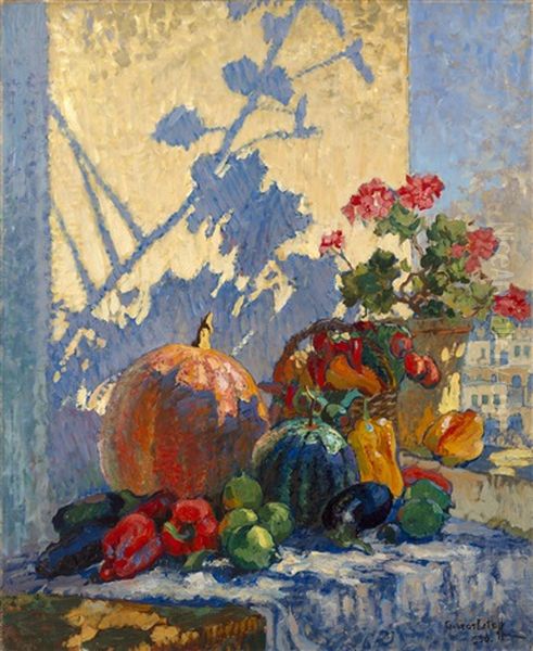 Still Life. Capri Oil Painting by Konstantin Ivanovich Gorbatov