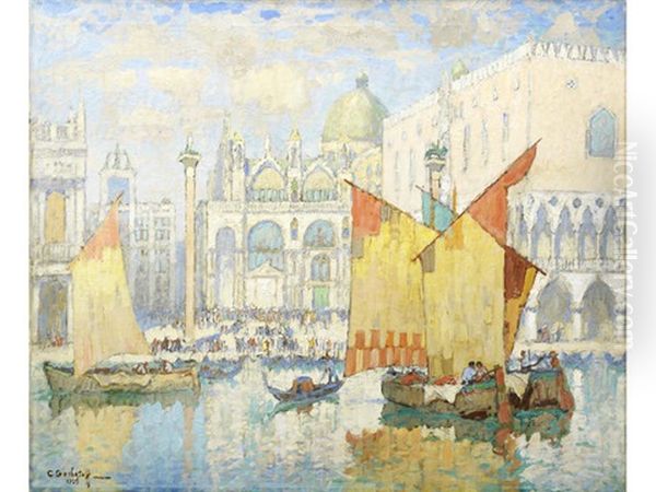 Venedig, The Doge's Palace Oil Painting by Konstantin Ivanovich Gorbatov