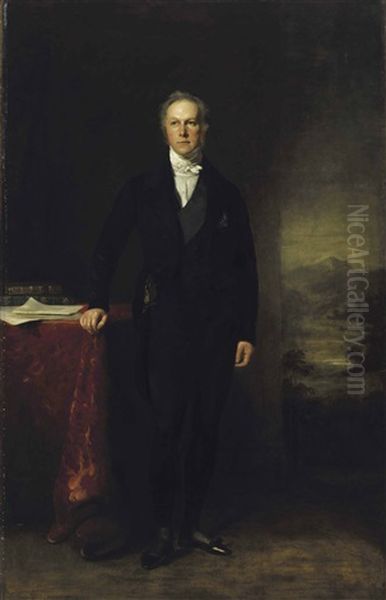 Portrait Of A Gentleman, Said To Be John Campbell, 2nd Marquess Of Breadalbane (1796-1862), Full-length Oil Painting by John Watson Gordon