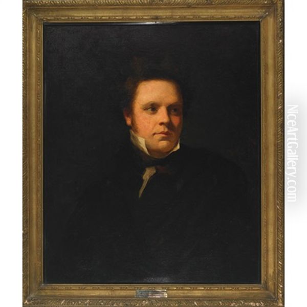 Portrait Of Thomas Campbell Oil Painting by John Watson Gordon