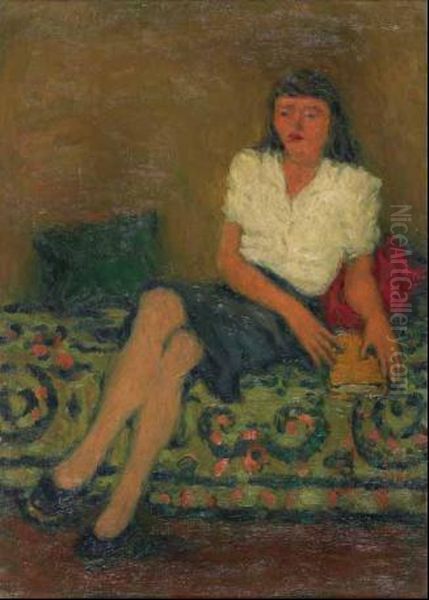 Figura Femminile Oil Painting by Arnaldo Badodi