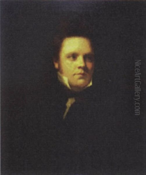 Portrait Of Thomas Campbell Sculptor Of Edinburgh Oil Painting by John Watson Gordon