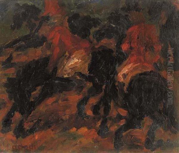 Caccia Alla Volpe Oil Painting by Arnaldo Badodi