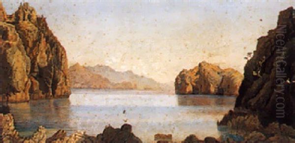 Capri Morning Oil Painting by Charles Gordon-Frazer