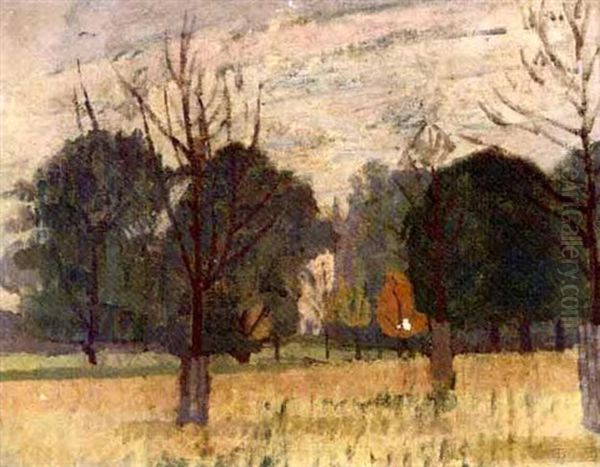 Richmond Park Oil Painting by Spencer Frederick Gore