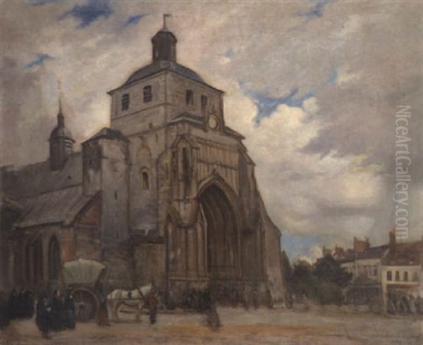 Eglise Saint Saulve Oil Painting by William Crampton Gore