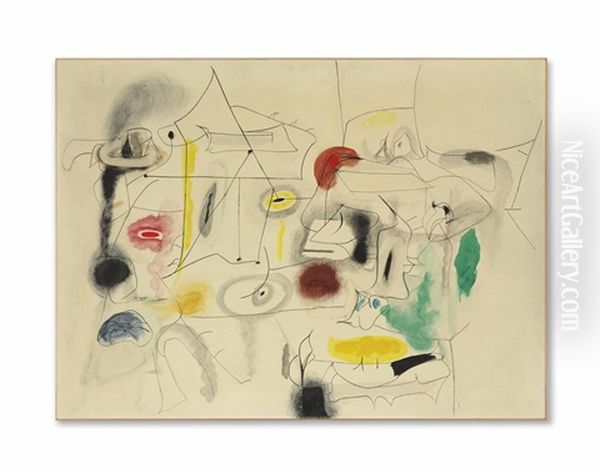 Child's Companions Oil Painting by Arshile Gorky