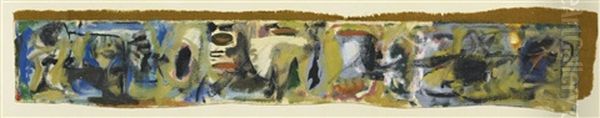 Frieze Oil Painting by Arshile Gorky