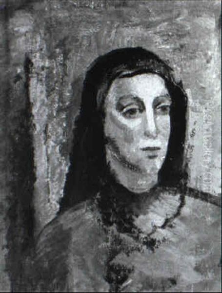 Portrait (artist's Mother?) Oil Painting by Arshile Gorky