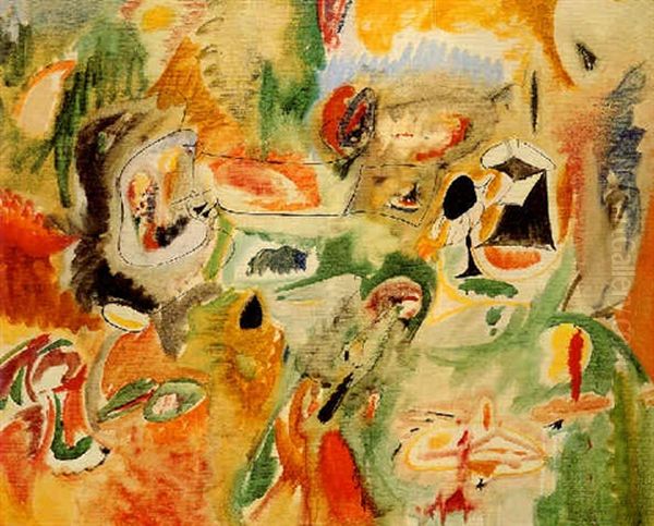 Year After Year Oil Painting by Arshile Gorky