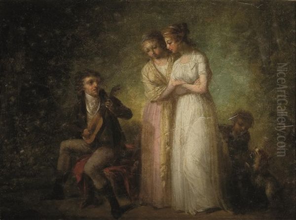 Le Concert Oil Painting by Henri Nicolas Van Gorp