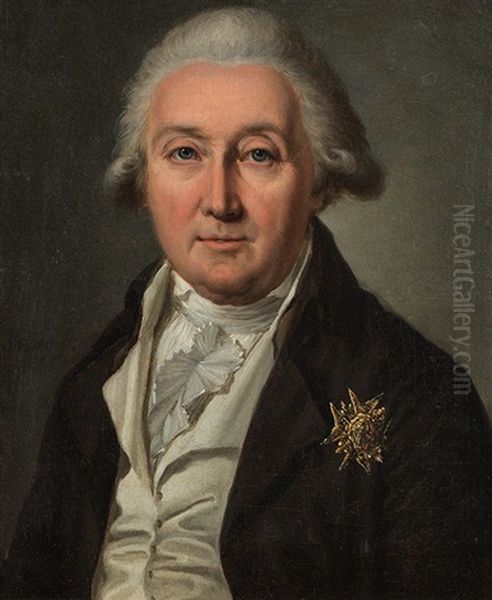 Jean Louis De Lubersac Oil Painting by Henri Nicolas Van Gorp