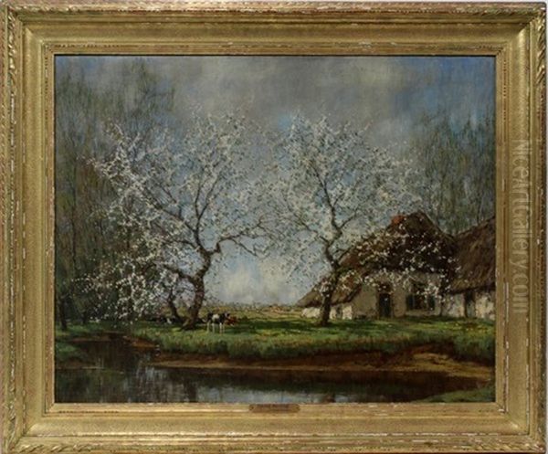 Spring Mountain Oil Painting by Arnold Marc Gorter