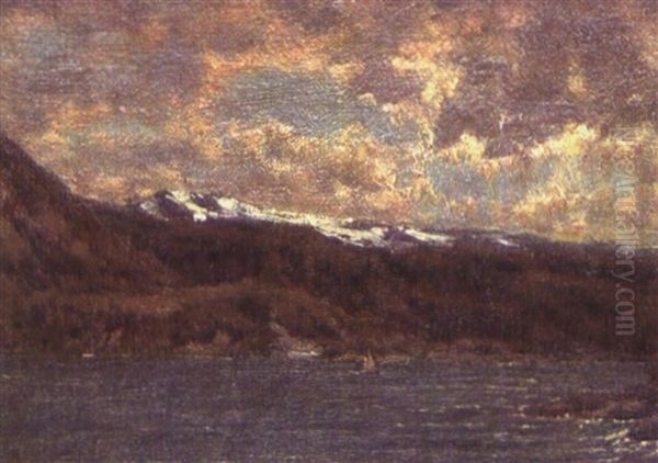 Segelboot In Der Fjord Oil Painting by Arnold Marc Gorter