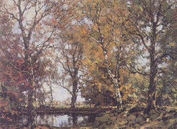 Autumn Landscape, Vorden Oil Painting by Arnold Marc Gorter