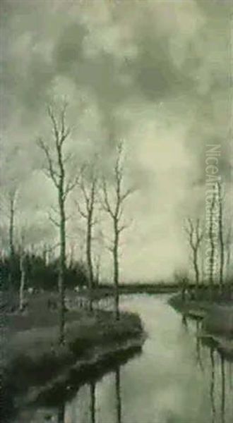 The Winding River Oil Painting by Arnold Marc Gorter