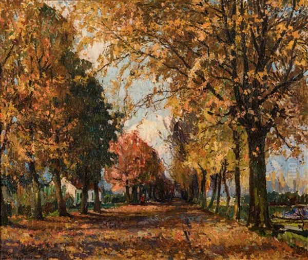 The Avenue Oil Painting by Pieter Gorus