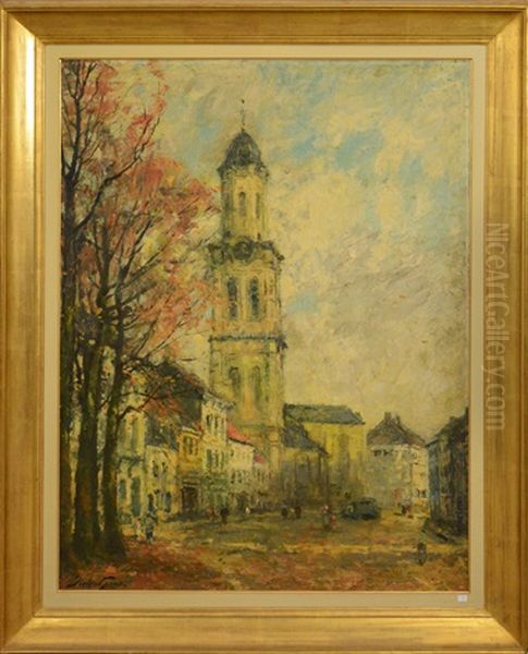 Place Animee Oil Painting by Pieter Gorus