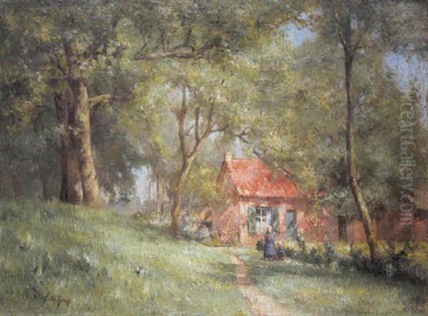 De Zonnige Hoeve Oil Painting by Pieter Gorus