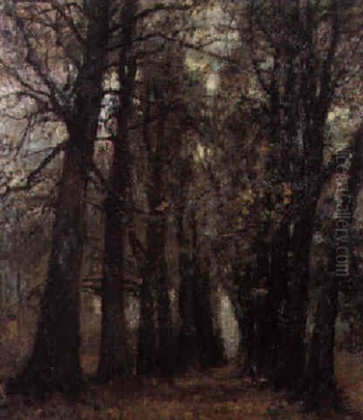 Dreef In De Herfst Oil Painting by Pieter Gorus