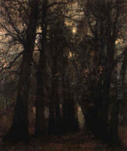 Dreef In De Herfst Oil Painting by Pieter Gorus