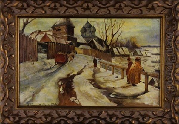 Painting Oil Painting by Ivan Silych (Silovich) Goryushkin-Sorokopudov