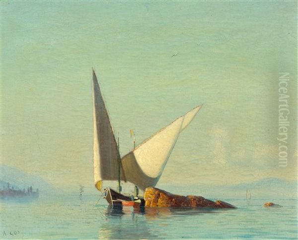 La Neptune Oil Painting by Albert Henri John Gos