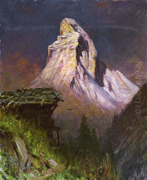 Matterhorn (matterhorn) Oil Painting by Albert Henri John Gos