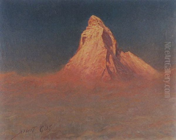 Das Matterhorn Oil Painting by Albert Henri John Gos