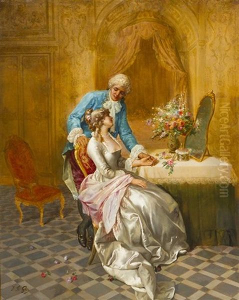 The Dressing Table Oil Painting by Jean Francois Gose