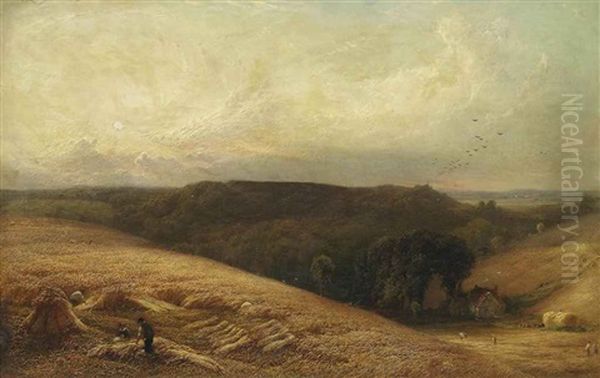 The Grain Harvest by William Gosling