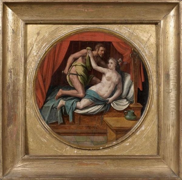 Tarquin Et Lucrece Oil Painting by Jan Gossaert