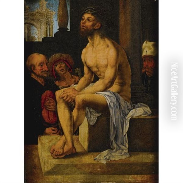 Mocking Of Christ by Jan Gossaert