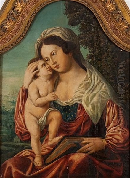 Maria Mit Dem Kinde Oil Painting by Jan Gossaert