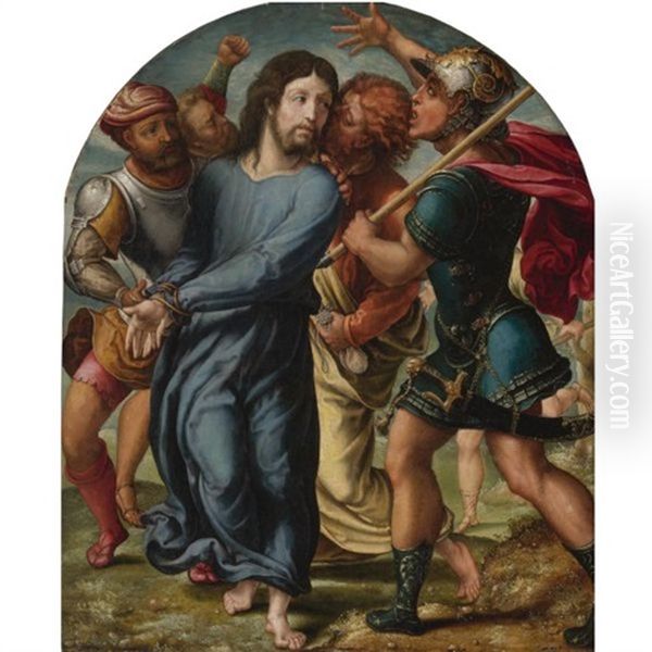 The Betrayal Of Christ Oil Painting by Jan Gossaert