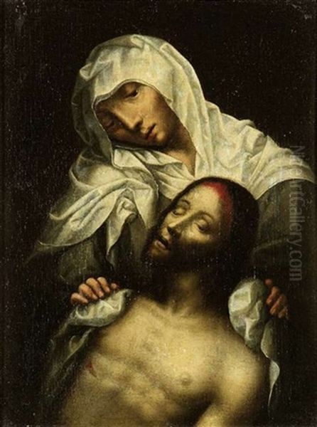 Pieta Oil Painting by Jan Gossaert