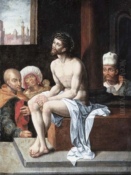 The Mocking Of Christ Oil Painting by Jan Gossaert