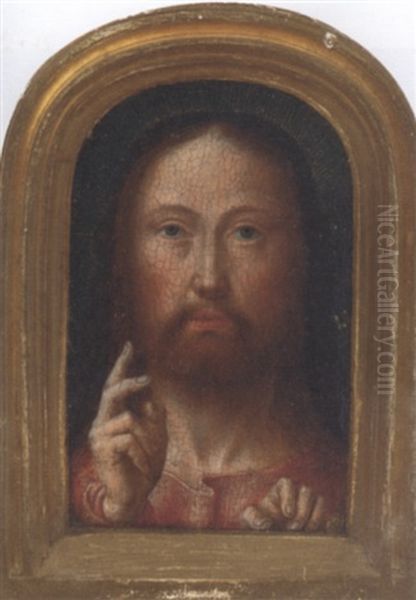 Salvator Mundi Oil Painting by Jan Gossaert