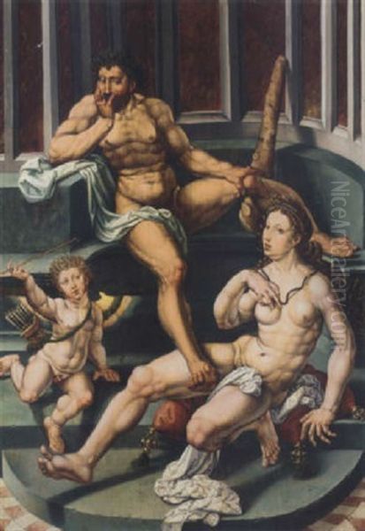 Hercules And Deianeira Oil Painting by Jan Gossaert