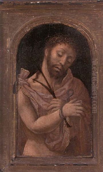 Ecco Homo Oil Painting by Jan Gossaert