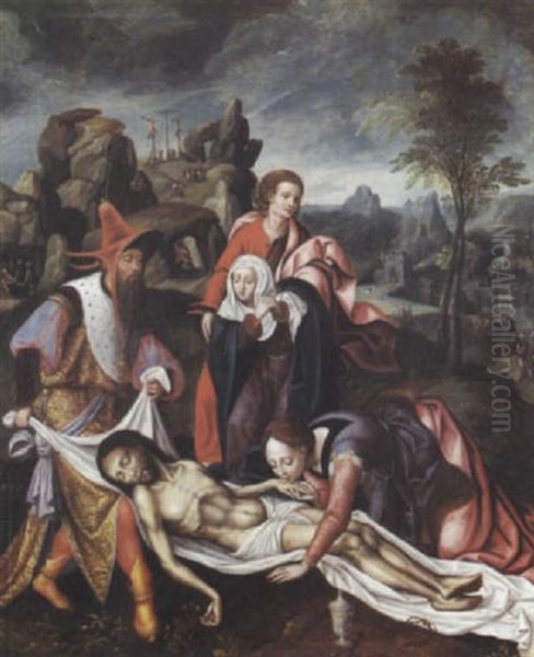 Die Kreuzabnahme Christi Oil Painting by Jan Gossaert