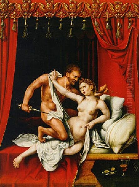 Tarquin Et Lucrece by Jan Gossaert