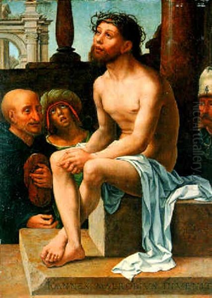 Le Christ Aux Outrages Oil Painting by Jan Gossaert