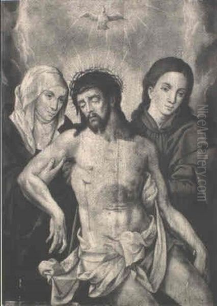 La Deploration Du Christ Mort Oil Painting by Jan Gossaert