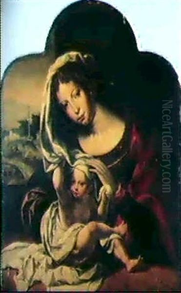 Vierge A L'enfant Oil Painting by Jan Gossaert