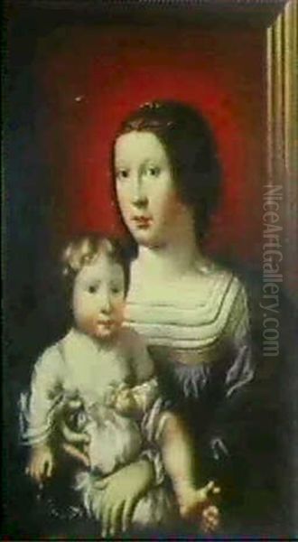 Madonna Mit Kind Oil Painting by Jan Gossaert